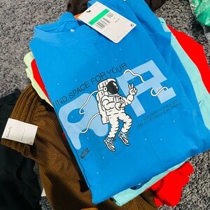 Nike Kids Blue Astronaut Graphic Tee